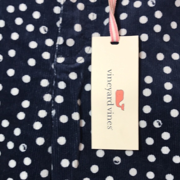 NWT Vineyard Vines Blue Polka Dot Whale Cords - Picture 5 of 12